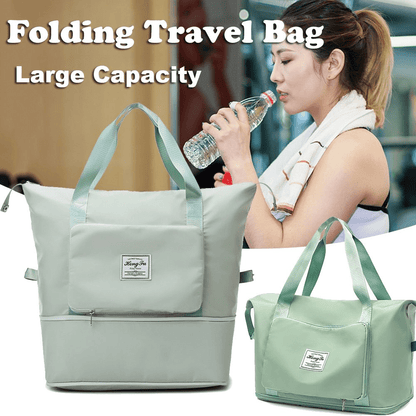 Large capacity folding travel bag