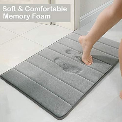Water Absorbent Soft Memory Foam Bath mat