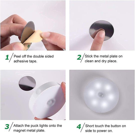 LED Rechargeable Body Sensor Lamp