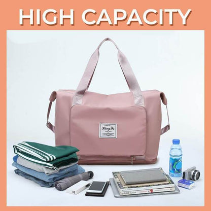 Large capacity folding travel bag